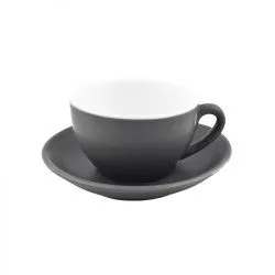 Купить чашка cappuccino 280мл (блюдце 15см), bevande цвет slate 978454 в Краснодаре – цена завода, доставка до двери | RuOborudovanie.ru
