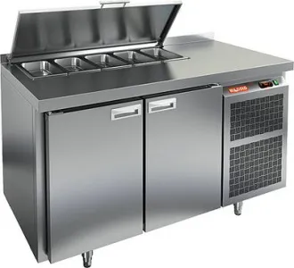 Стол для салатов Hicold SL1-11SN (1/3) О (+2+10), остров., 2 двери, 1390х600х850мм – купить в Краснодаре по цене завода