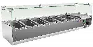 Витрина холодильная настольная Cooleq Vrx 2000/380 – купить в Краснодаре по цене завода