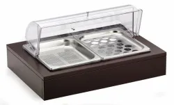 Купить мармит pintinox 51132830 венге настол.gn1/1 с крыш.roll-top (чафиндиш) с охлажд.элем, на дер.подст. в Краснодаре – цена завода, доставка до двери | RuOborudovanie.ru