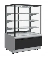 Купить витрина кондитерская полюс kc70 vv 1,3-1 9006-9005 (вхсв-1,3д carboma cube люкс технo) 1801969p – цена от завода, доставка до двери | RuOborudovanie.ru
