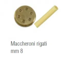 Пресс-форма Sirman Maccheroni Rigati 8 ММ для аппарата Sirman Sinfonia 28184077 – купить в Краснодаре с доставкой Пресс-форма Sirman Maccheroni Rigati 8 ММ для аппарата Sirman Sinfonia 28184077
