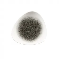 Купить тарелка мелкая треугольная 19,2см, без борта, цвет raku quartz black, studio prints rkbqtr71 – цена от завода, доставка до двери | RuOborudovanie.ru