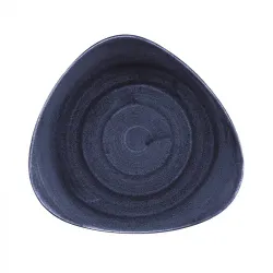 Купить тарелка мелкая треугольная 22,9см, без борта, stonecast patina, цвет cobalt blue pabltr91 – цена от завода, доставка до двери | RuOborudovanie.ru
