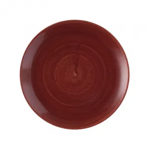 Тарелка мелкая 28,8СМ, без борта, Stonecast Patina, цвет Rust Red Pareev111 – купить по цене завода