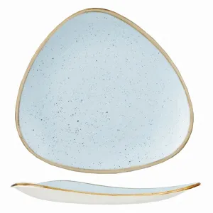 Тарелка мелкая треугольная 26,5СМ, без борта, Stonecast, цвет Duck Egg Blue Sdestr101 – купить по цене завода