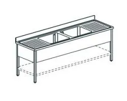 Ванна моечная Apach Chef Line L2S257-652W – купить в RuOborudovanie.ru с доставкой до двери Купить ванна моечная apach chef line l2s257-652w – цена от завода, доставка до двери | RuOborudovanie.ru