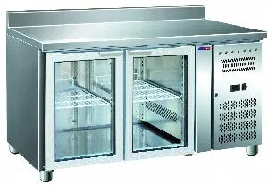 Стол холодильный Cooleq Gn2200Tng бортик стеклянная дверь – купить в Краснодаре по цене завода