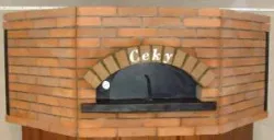 Купить печь для пиццы ceky pentagonale f13pw на дровах угловая фронт красный кирпич в Краснодаре – цена завода, доставка до двери | RuOborudovanie.ru