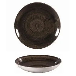 Купить тарелка глубокая 24,8см 1,13л, без борта, stonecast patina, цвет iron black paibevb91 – цена от завода, доставка до двери | RuOborudovanie.ru