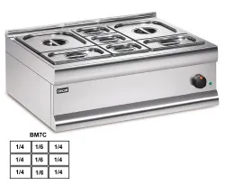 Купить мармит настольный 6*gn1/4 + 3*gn1/6 lincat bm7cfl в Краснодаре – цена завода, доставка до двери | RuOborudovanie.ru