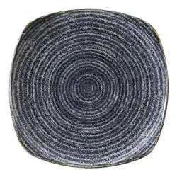 Купить тарелка мелкая квадратная 21,5см, без борта, цвет charcoal black, studio prints spcbsp91 – цена от завода, доставка до двери | RuOborudovanie.ru