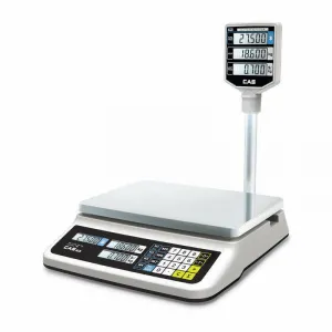Весы торговые Cas PR-15P (LCD, II) (15кг, 2/5г) электронные – купить в Краснодаре по цене завода