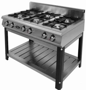 Плита газовая Grill Master Ф6ПГ/800 ГАЗ (50005) на подставке 6конф. 44кВт, 1180х800х900мм – купить в Краснодаре по цене завода
