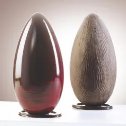 Купить форма для шок. 3d "яйцо фигурное с подставкой" d110мм h220мм, 2 ячейки, 230гр, пластик 20u3d01 – цена от завода, доставка до двери | RuOborudovanie.ru