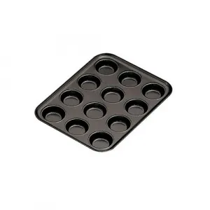 Противень Paderno 47748-35 "ТАРТАЛЕТКА" 35,5х27см H2,5см, 12 ячеек, алюминий с антиприг.покрыт. – купить в Краснодаре по цене завода