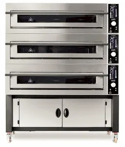 Печь для пиццы Oem-ali 635 L/3 электрическая серии SuperTop 3-камерная с подом 113*73 см – купить в Краснодаре по цене завода