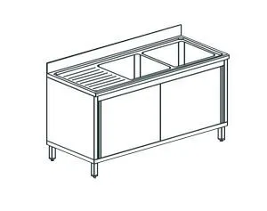 Ванна моечная Apach Chef Line L2S207-65Lwsd – купить по цене завода