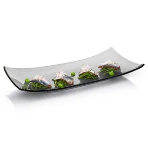 Набор емкостей для закусок Serveware 47Х23СМ, 3шт., Стекло, цвет дымчатый Gls019 – купить в Краснодаре по цене завода