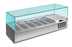 Купить витрина для ингредиентов viatto vrx 1500/380 в Краснодаре – цена завода, доставка до двери | RuOborudovanie.ru
