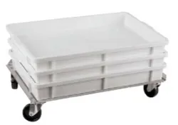 Купить тележка paderno 4402660 для контейнеров 60*40 см – цена от завода, доставка до двери | RuOborudovanie.ru