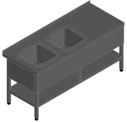 Купить стол для мойки овощей смо-7-7 рн 21000802572 в Краснодаре – цена завода, доставка до двери | RuOborudovanie.ru