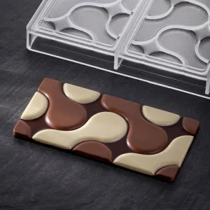 Форма для шок. "Chocolate Bar Flow" 154Х77ММ H8Мм, 100ГР, 3 ячейки, п/к Pc5007Fr – купить по цене завода