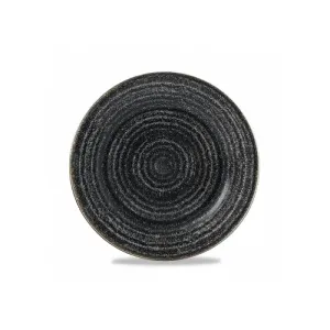 Тарелка мелкая 21СМ, с бортом, цвет Charcoal Black, Studio Prints Spcbvp81 – купить по цене завода