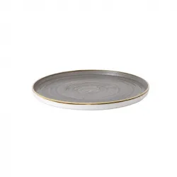Купить тарелка мелкая chefs walled d15,7см h2см, с прямым бортом, stonecast, цвет peppercorn grey spgswp161 – цена от завода, доставка до двери | RuOborudovanie.ru