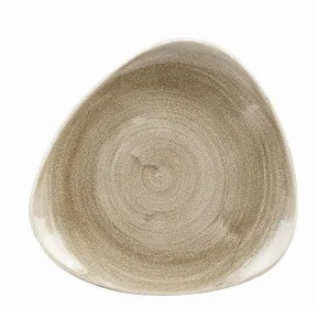 Тарелка мелкая треугольная 22,9СМ, без борта, Stonecast Patina, цвет Antique Taupe Paattr91 – купить по цене завода