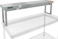 Купить полка тепловая hicold tp1-13/3 одноярусная настольная 1300х300х400мм – цена от завода, доставка до двери | RuOborudovanie.ru