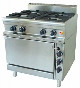 Плита 4 конфорочная Kogast Ps-Т49/1 газ 900 серии 