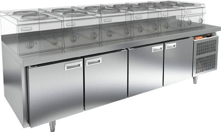 Стол с морозильный шкафом Hicold Sn 1111/Bt Lt