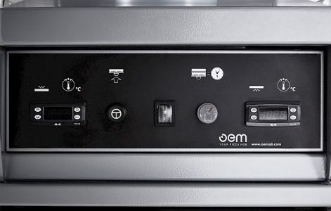 Пресс для пиццы Oem-ali PF45MTE с бортиком 4мм, краст 45см, термический, электрон.термоста