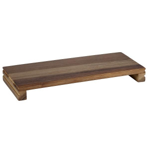 Подиум деревянный "ПОДНОС" 39,6Х16СМ H4См Buffetscape Wood Zcawmrpb1