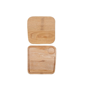 Блюдо деревянное 20Х20СМ Buffet Wood Zcawwbs1