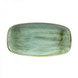 Купить блюдо прямоугольное chefs 35,5х18,9см, без борта, stonecast, цвет samphire green ssgsxo141 – цена от завода, доставка до двери | RuOborudovanie.ru
