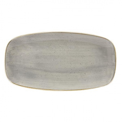 Купить блюдо прямоугольное chefs 35,5х18,9см, без борта, stonecast, цвет peppercorn grey spgsxo141 – цена от завода, доставка до двери | RuOborudovanie.ru