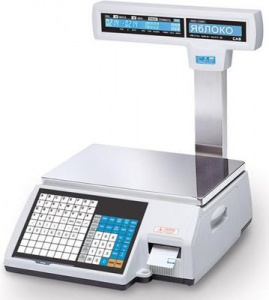 Весы торговые с печатью этикеток Cas CL5000J-15IP