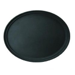 Купить поднос 56х68,5см серия jiwins jw-r2700ct-bl, черный, прорезиненный овальный – цена от завода, доставка до двери | RuOborudovanie.ru