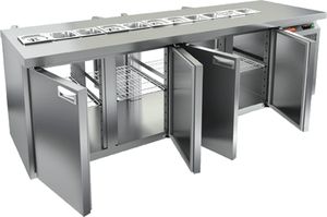 Стол для салатов Hicold Sl2T-1111/Gn (1/6) (+2/+10)