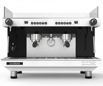 Кофемашина Sanremo Zoe Competition SED 2 высокие гр. 220В автомат чёрно-белая