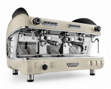 Кофемашина Sanremo Verona 2 гр. 220В полуавтомат жемчужно-белая