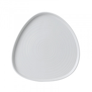 Тарелка треугольная мелкая Chefs Walled 26СМ H2См, с прямым бортом, Chefs Plates, цвет White Whwt271