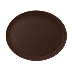Купить поднос 56х68,5см серия jiwins jw-r2700ct-br, коричневый, прорезиненный овальный – цена от завода, доставка до двери | RuOborudovanie.ru