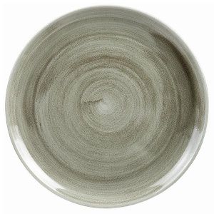 Тарелка мелкая 28,8СМ, без борта, Stonecast Patina, цвет Burnished Green Pabgev111