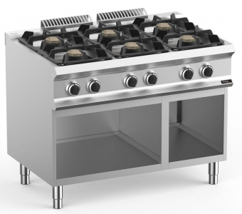 Плита газовая 6 конфорочная Apach Chef Line Glrrg117Osp Xl 700 серии 