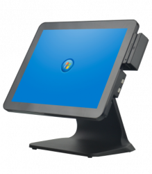 POS-компьютер моноблок QLine10 - 15 сенсорный 4Gb, 120 MSSD, MSR, Windows 10