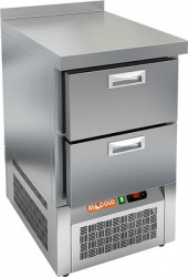 Купить стол охлаждаемый hicold sne 2/tn (-2+10), 2 ящ, 565х600х850мм, ниж.распол.агрегата – цена от завода, доставка до двери | RuOborudovanie.ru
