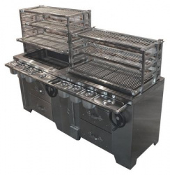 Мангал угольный Grill Master УММ/2 (Robata L2000) 11310 многофункциональный – купить в RuOborudovanie.ru с доставкой до двери Купить мангал угольный grill master умм/2 (robata l2000) 11310 многофункциональный – цена от завода, доставка до двери | RuOborudovanie.ru
